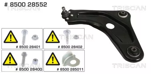 Control/Trailing Arm, wheel suspension