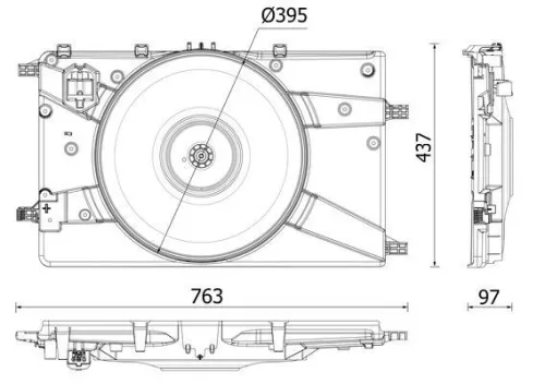 Fan, engine cooling