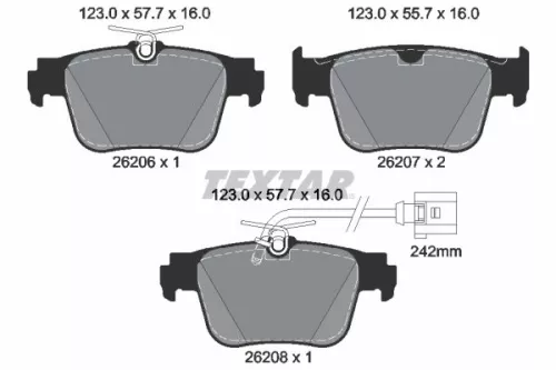 Brake Pad Set, disc brake
