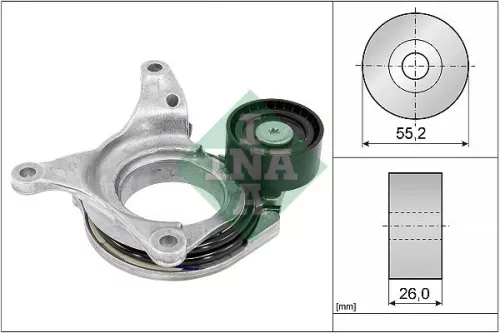 Belt Tensioner, V-ribbed belt