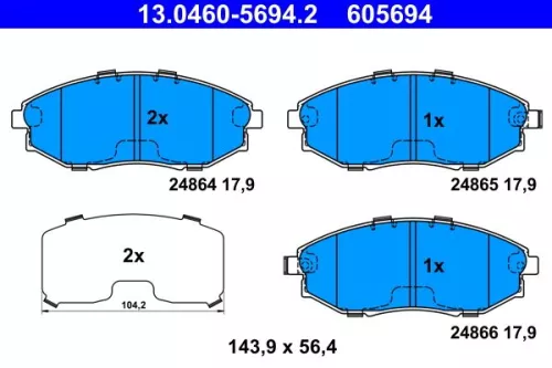 Brake Pad Set, disc brake