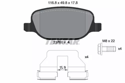 Brake Pad Set, disc brake