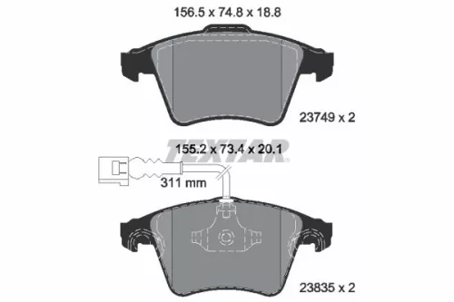 Brake Pad Set, disc brake