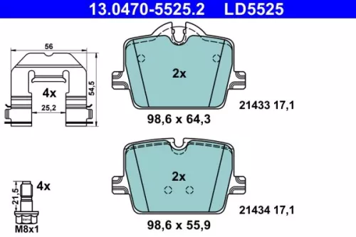Brake Pad Set, disc brake
