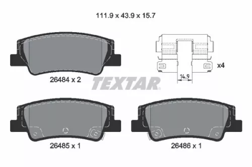 Brake Pad Set, disc brake