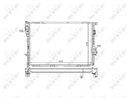 Radiator, engine cooling