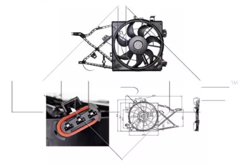 Fan, engine cooling