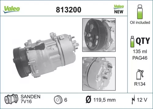 Compressor, air conditioning