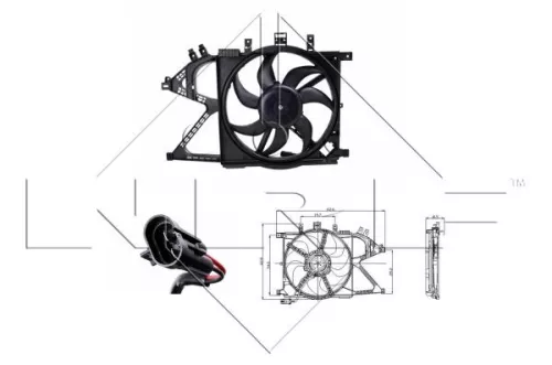 Fan, engine cooling