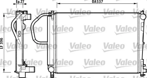 Radiator, engine cooling