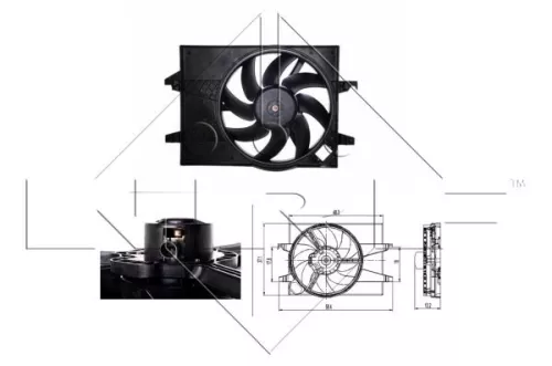 Fan, engine cooling