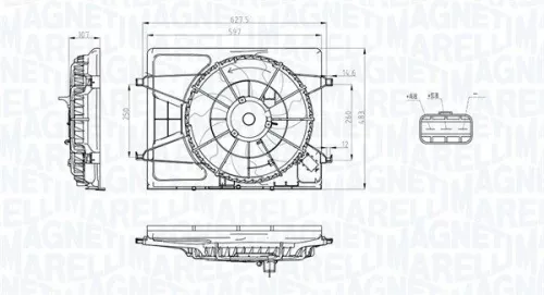 Fan, engine cooling
