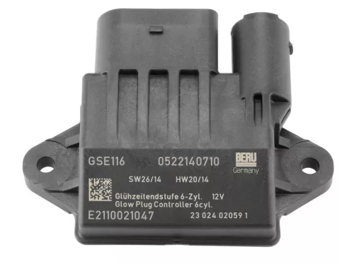 Control Unit, glow time