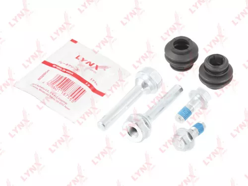 Brake caliper guides set, rear (d8 mm, Mando)