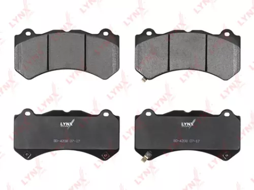 Disc brake pads, front