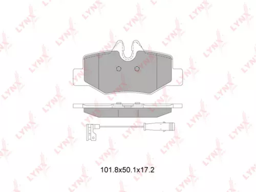 Disc brake pads, rear