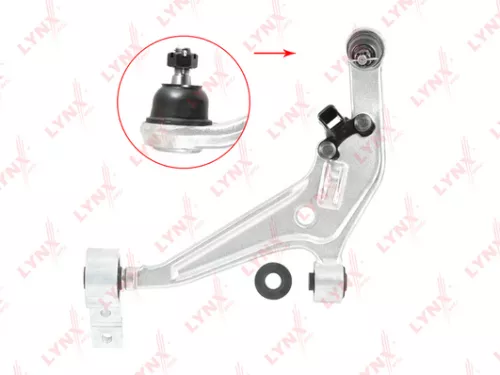Control arm, front, lower, left