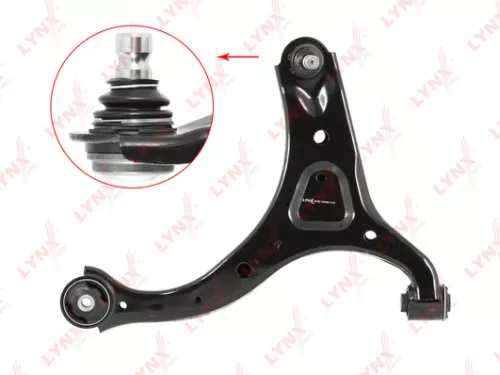 Control arm, front, lower, right