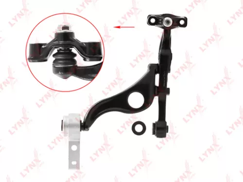 Control arm, front, lower, right