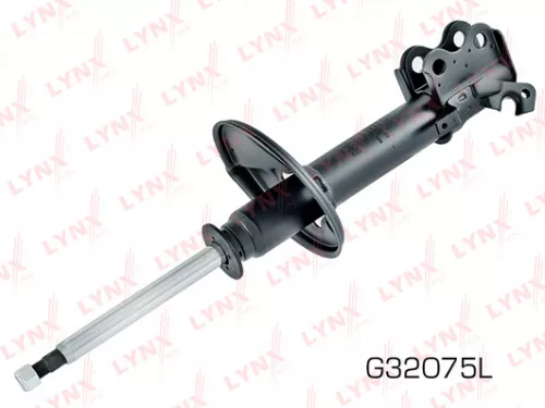 Shock absorber strut gas, left, front