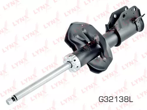 Shock absorber strut gas, left, front