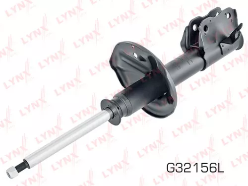 Shock absorber strut gas, left, front