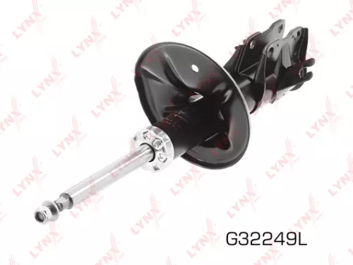Shock absorber strut gas, left, front
