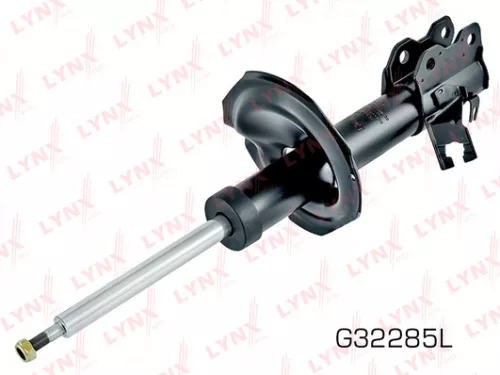 Shock absorber strut gas, left, front