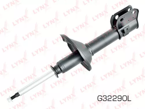 Shock absorber strut gas, left, front