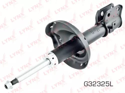 Shock absorber strut gas, left, front