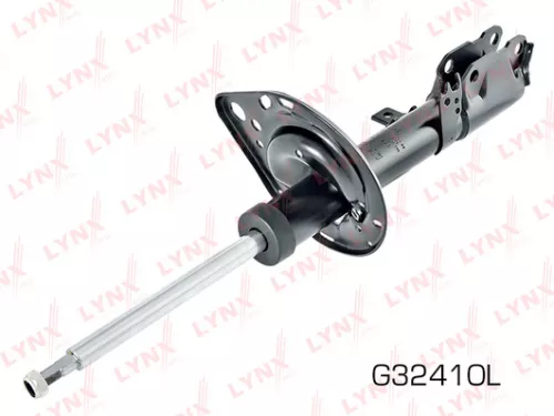 Shock absorber strut gas, left, rear