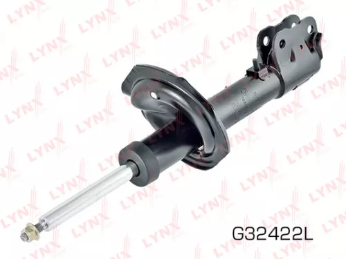 Shock absorber strut gas, left, front