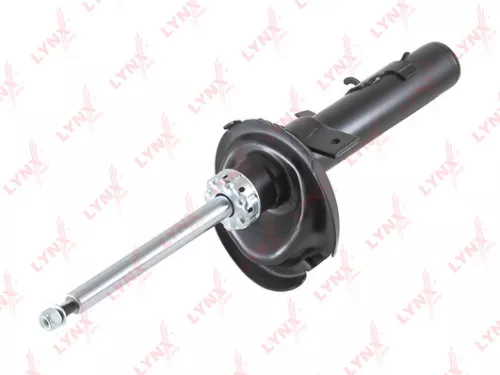 Shock absorber strut gas, left, front