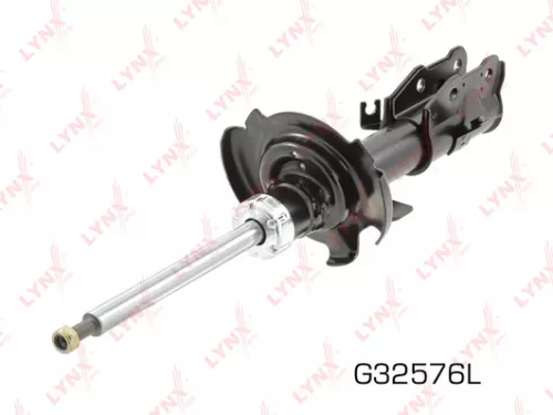 Shock absorber strut gas, left, front