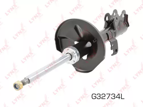 Shock absorber strut gas, left, front