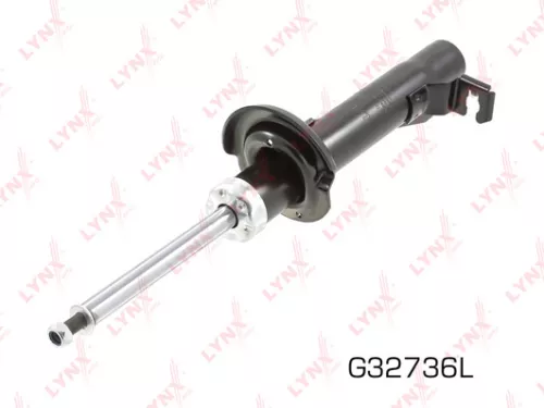 Shock absorber strut gas, left, front