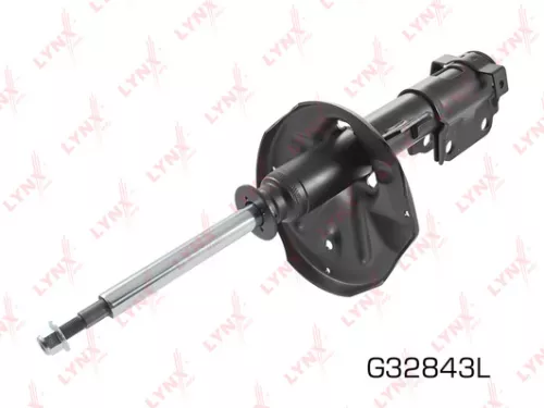 Shock absorber strut gas, left, front