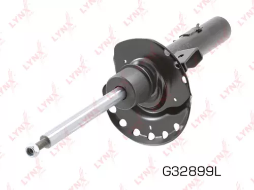 Shock absorber strut gas, left, front