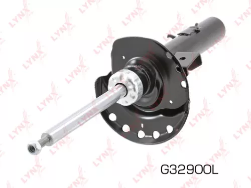 Shock absorber strut gas, left, front