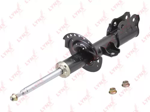 Shock absorber strut gas, left, front