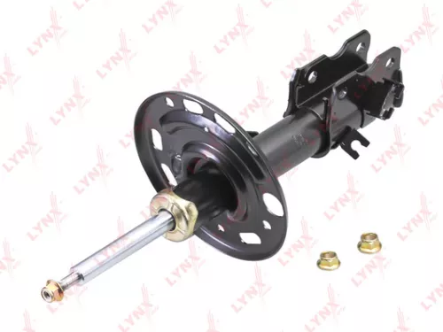 Shock absorber strut gas, left, front