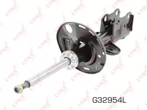 Shock absorber strut gas, left, front
