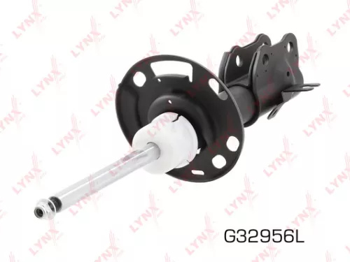 Shock absorber strut gas, left, front