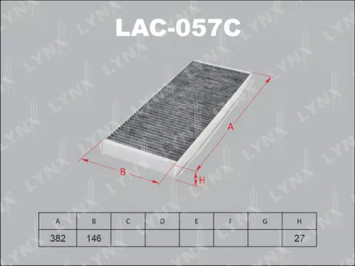 Cabin filter, carbon