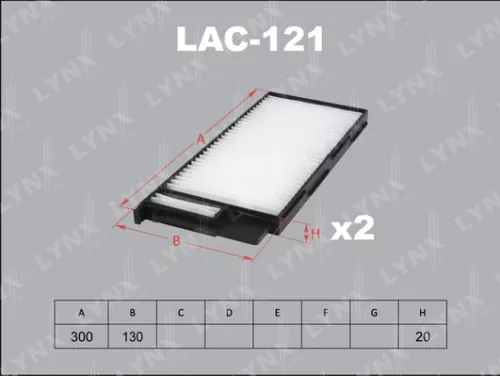 Cabin filter (x2)