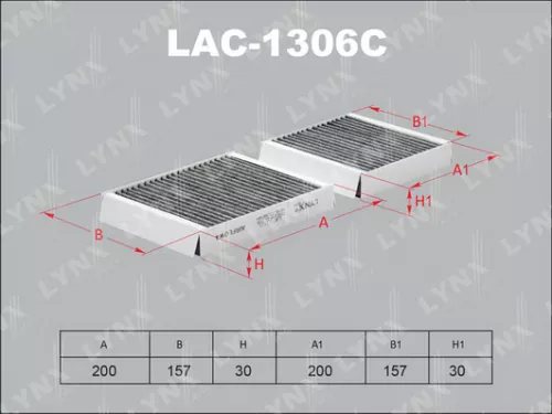 Cabin filter, carbon (x2)
