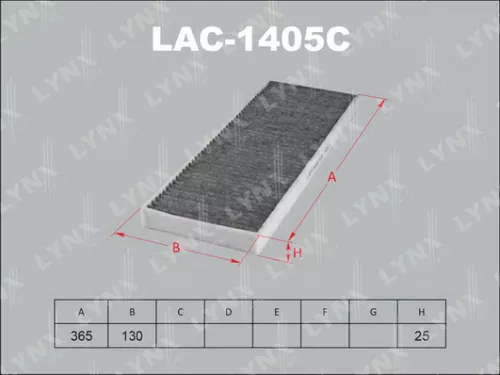 Cabin filter, carbon