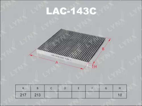 Cabin filter, carbon