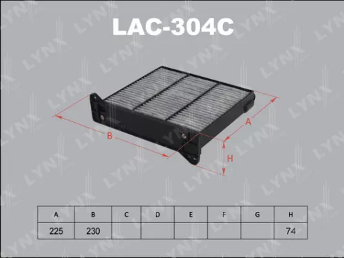 Cabin filter, carbon