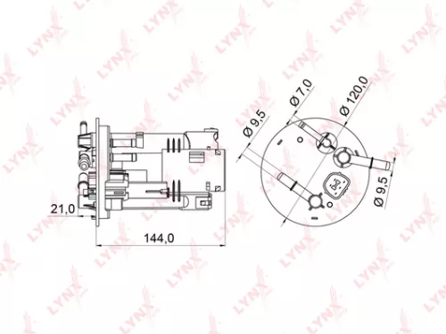 Fuel filter, in-tank